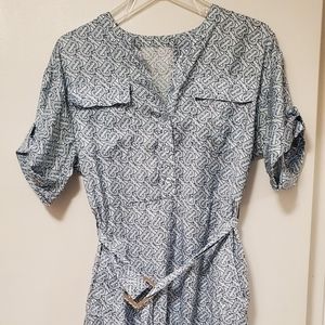 B design shirt dress